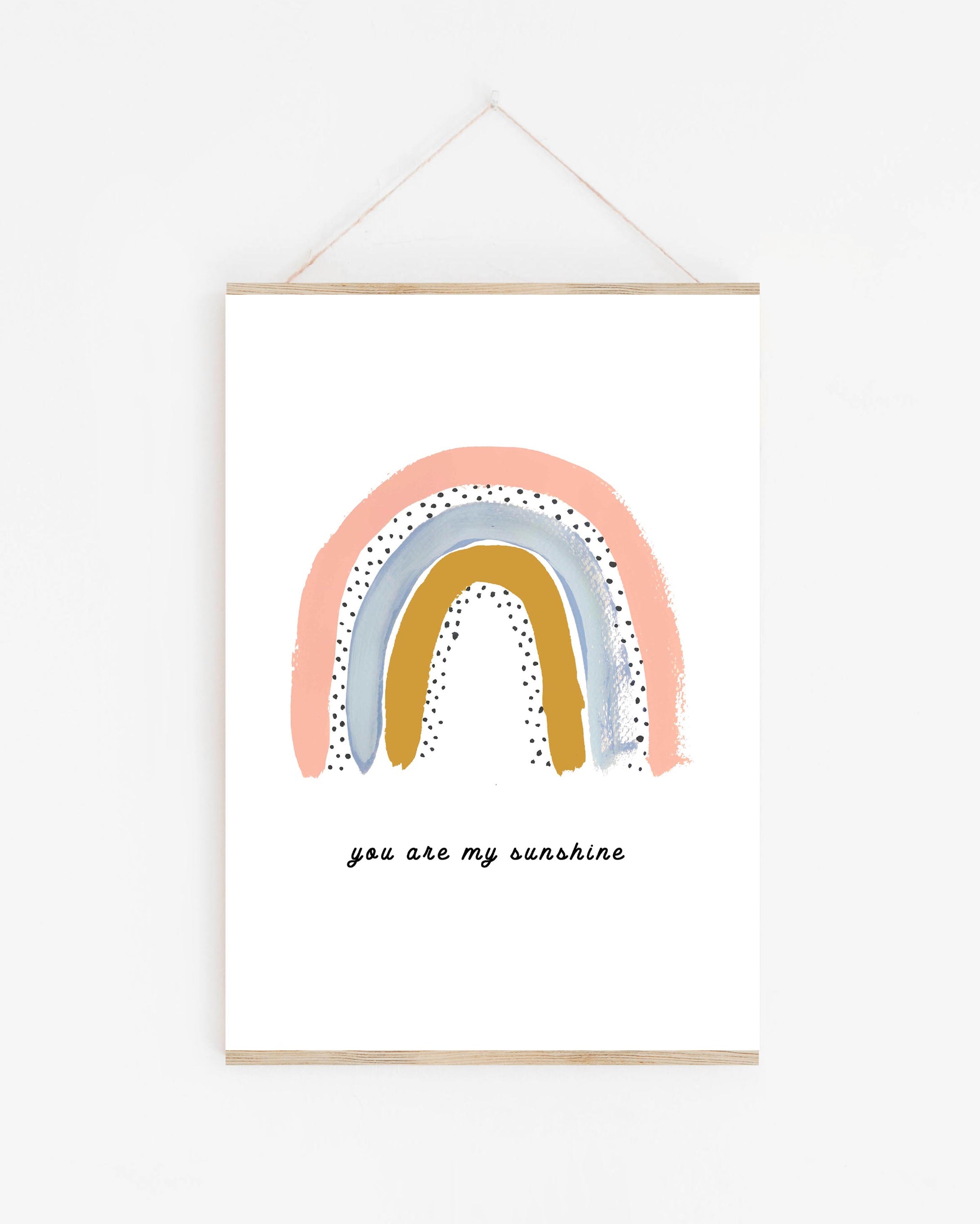 YOU ARE MY SUNSHINE RAINBOW PRINT